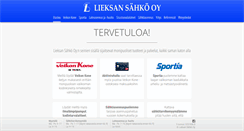 Desktop Screenshot of lieksansahko.fi